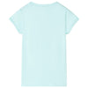 Vidaxl Kinderhemd 128 helles Meerblau