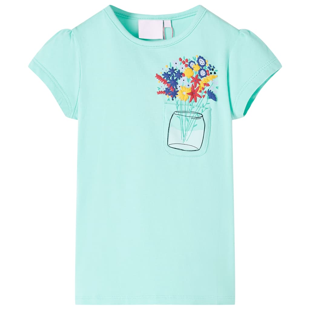 Vidaxl Kinderhemd 104 Leichte Minzfarbe