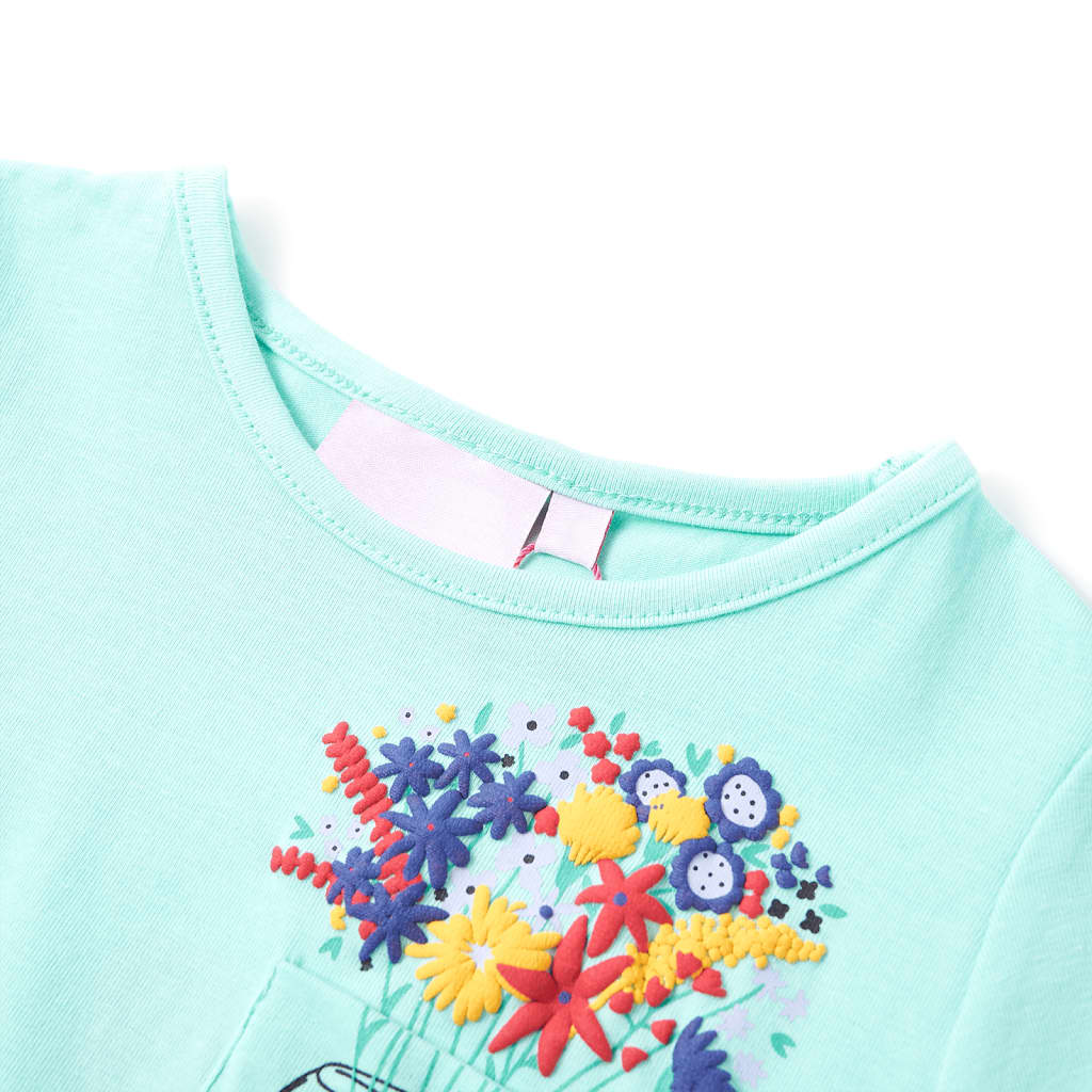Vidaxl Kinderhemd 116 Leichte Minze