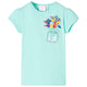 Vidaxl Kinderhemd 128 leichte Minze