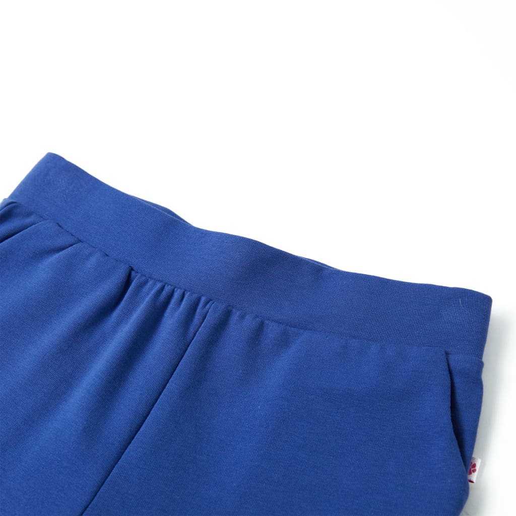 Vidaxl -Kinderhosen mit breiten Beinen 92 Kobaltblau