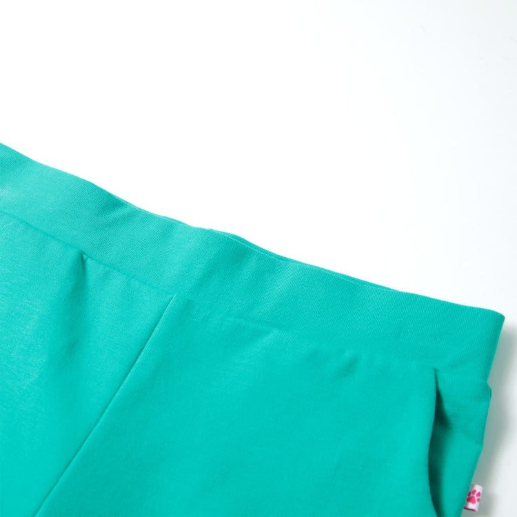 Vidaxl -Kinderhosen mit breiten Beinen 104 Minzfarben