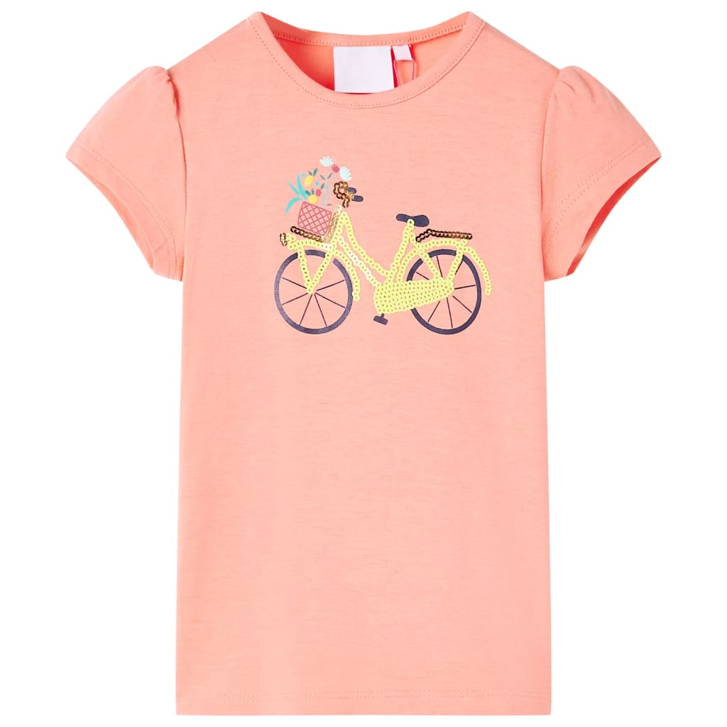 Vidaxl Kinderhemd 116 Neon Koraal