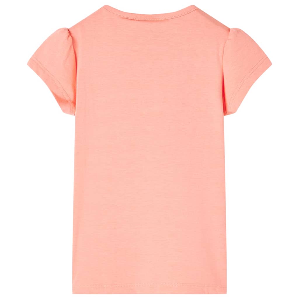 Vidaxl Kinderhemd 116 Neon Koraal