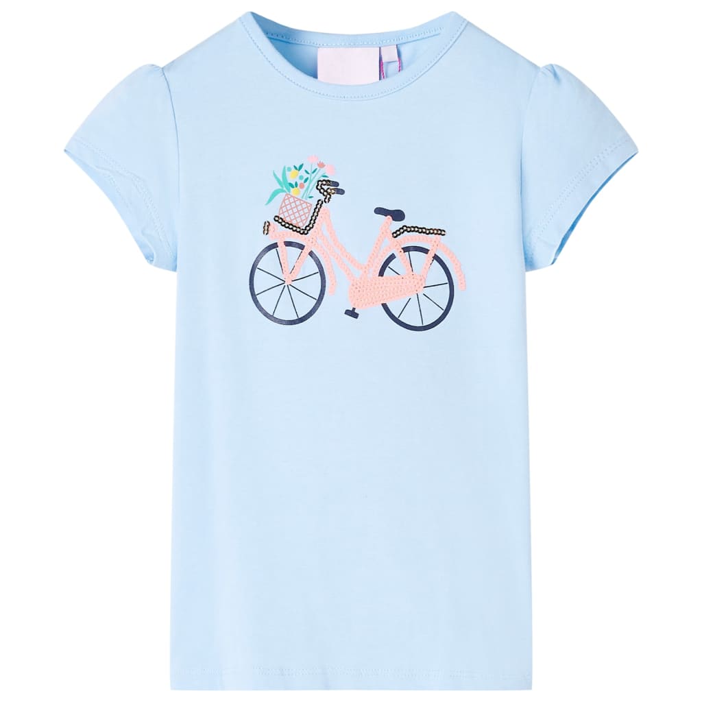 Vidaxl Kinderhemd 104 hellblau