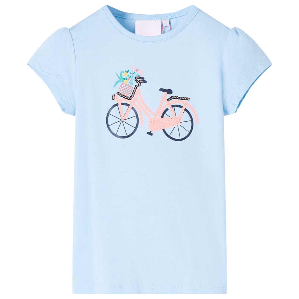 Vidaxl Kinderhemd 116 Hellblau