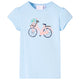 Vidaxl Kinderhemd 128 hellblau
