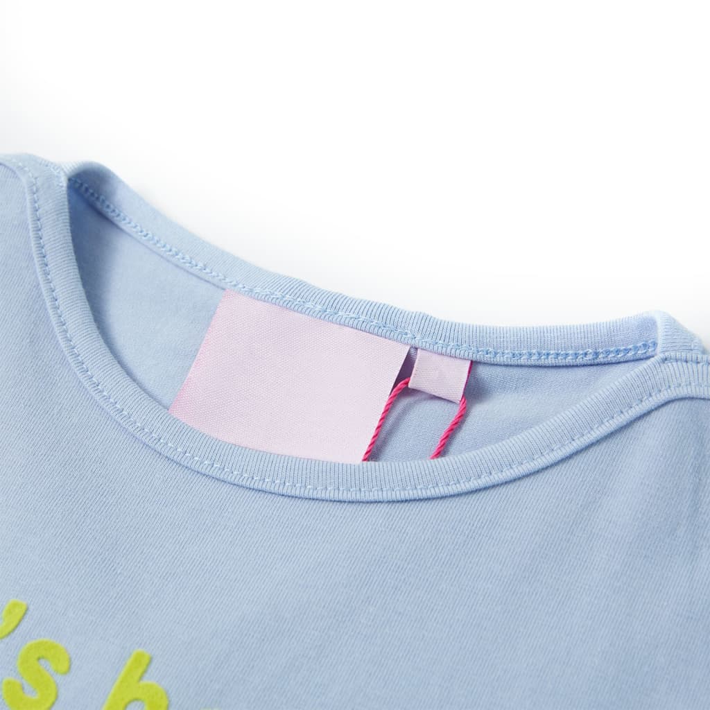 Vidaxl Kinderhemd 92 hellblau