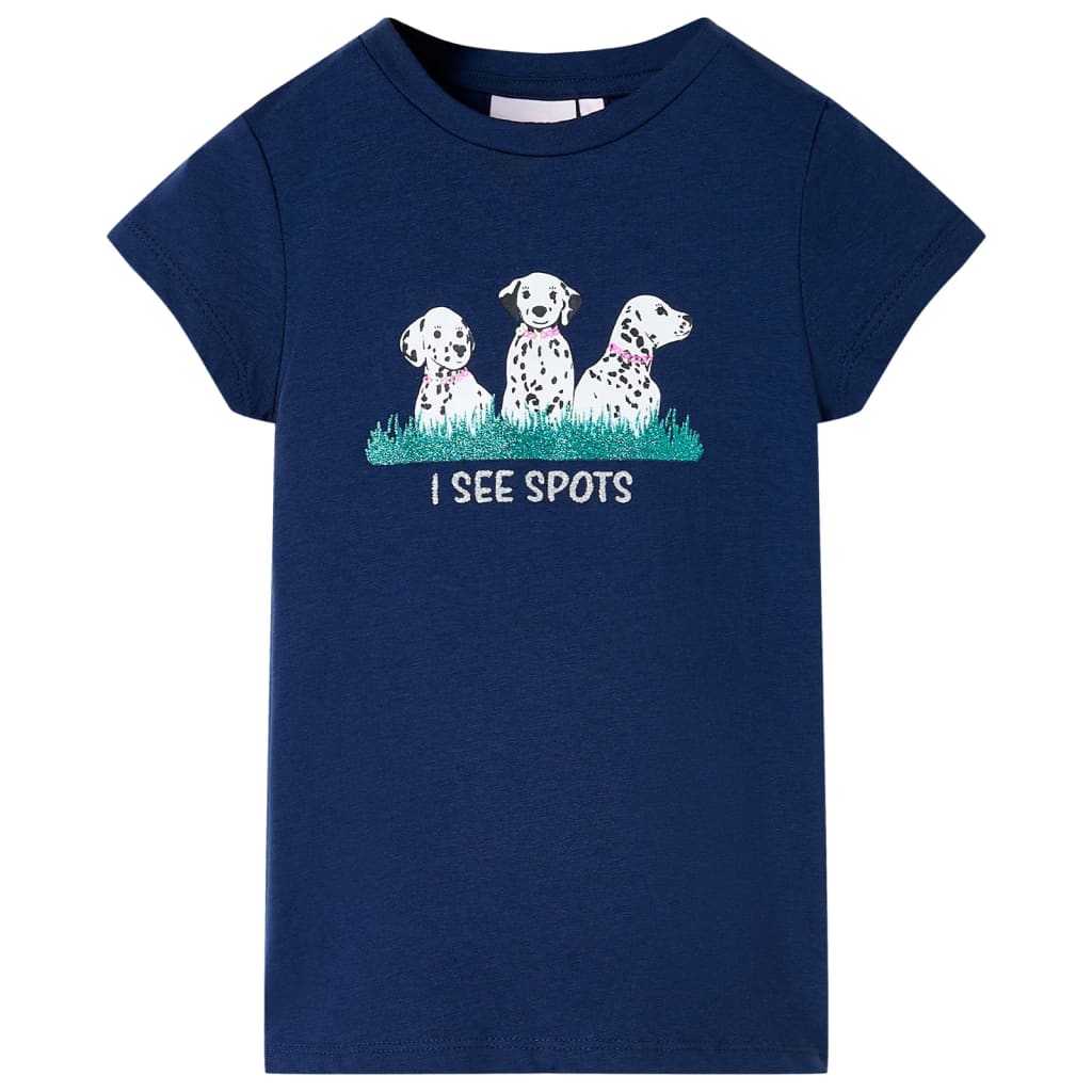 Vidaxl Kinderhemd 92 Marineblau
