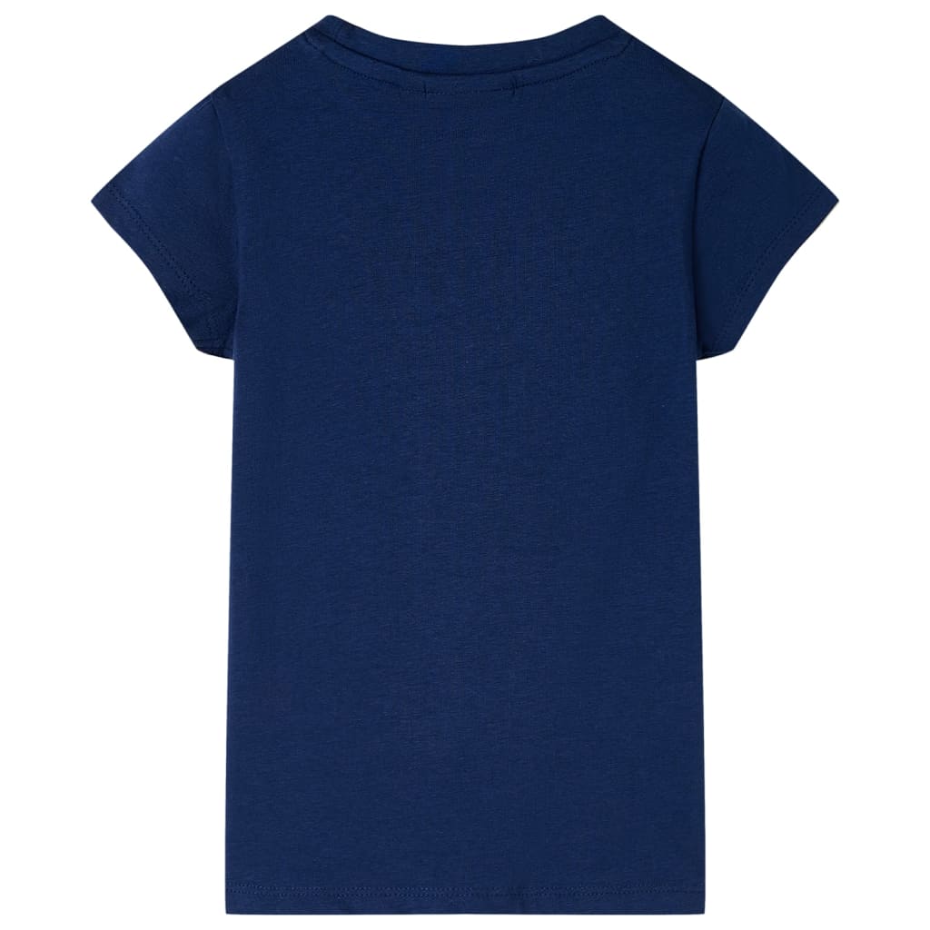 Vidaxl Kinderhemd 116 Marineblau