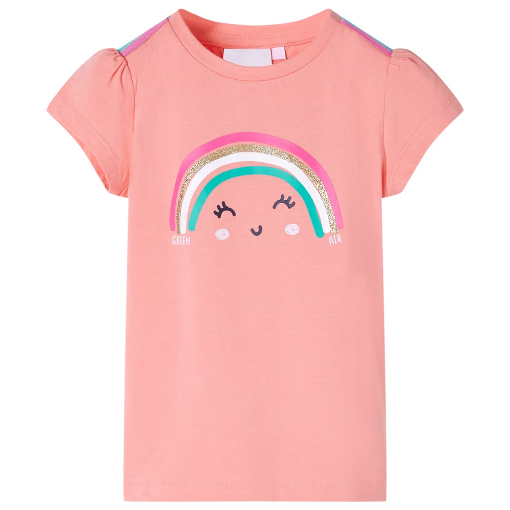 VIDAXL -Kinderhemd 92 Light Coral -gelöscht