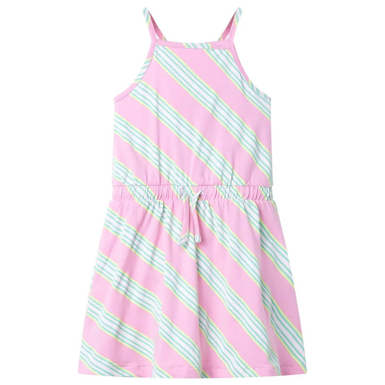 Vidaxl Kinderkleid ohne Ärmel mit Kordelstring 92 Pink