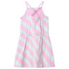 Vidaxl Kinderkleid ohne Ärmel mit Kordelkordel 128 Pink