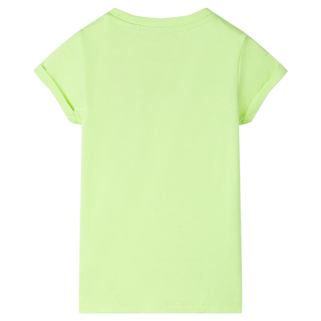Vidaxl Kinderhemd 128 Neongeel