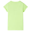 Vidaxl Kinderhemd 140 Neongeel