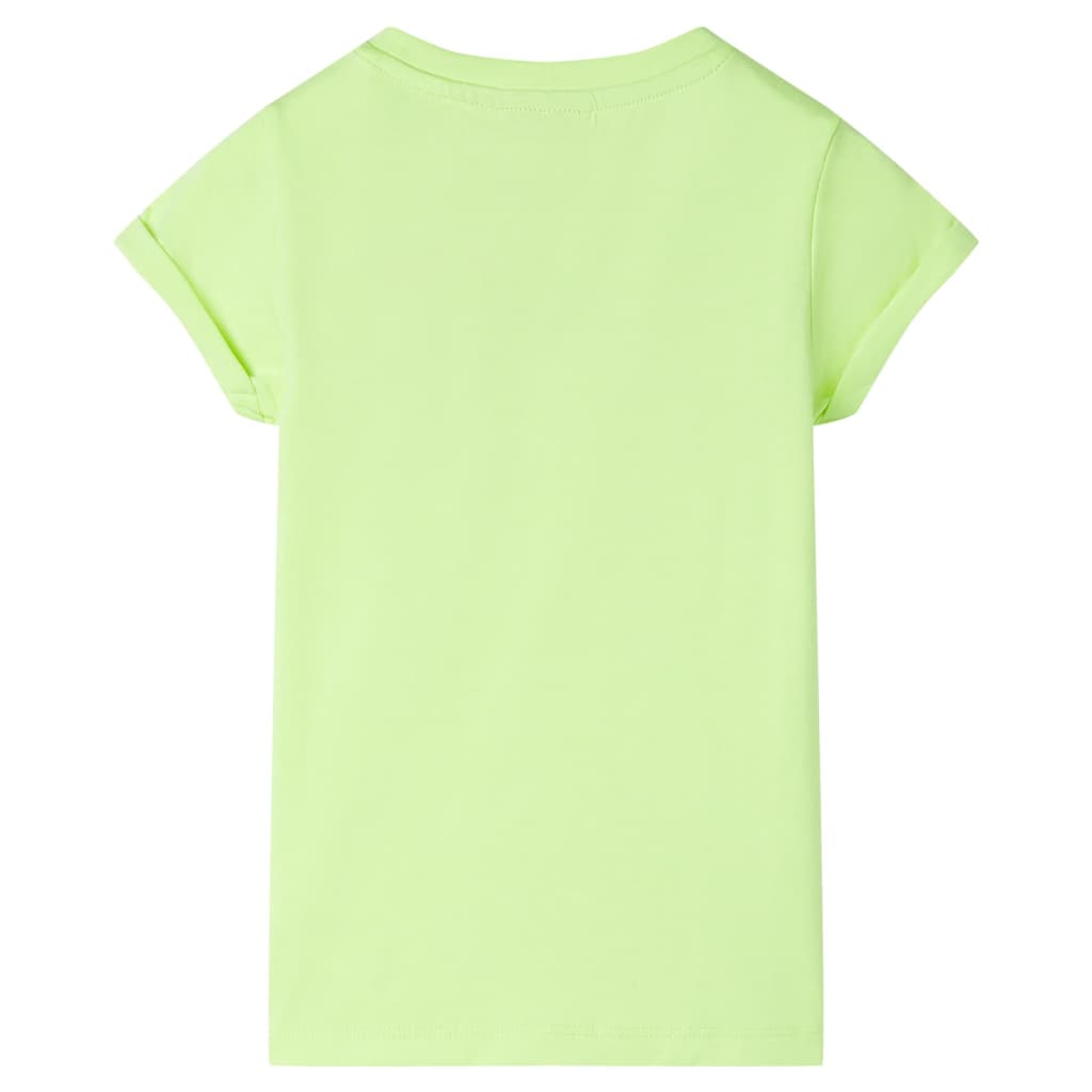 Vidaxl Kinderhemd 140 Neongeel