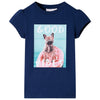 Vidaxl Kinderhemd 116 Marineblau