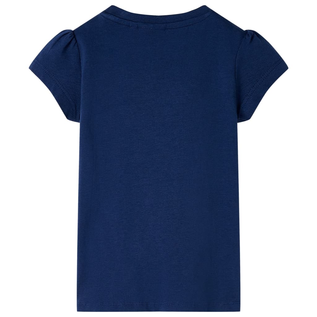Vidaxl Kinderhemd 140 Marineblau