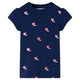 Vidaxl Kinderhemd 116 Marineblau