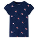 Vidaxl Kinderhemd 128 Marineblau