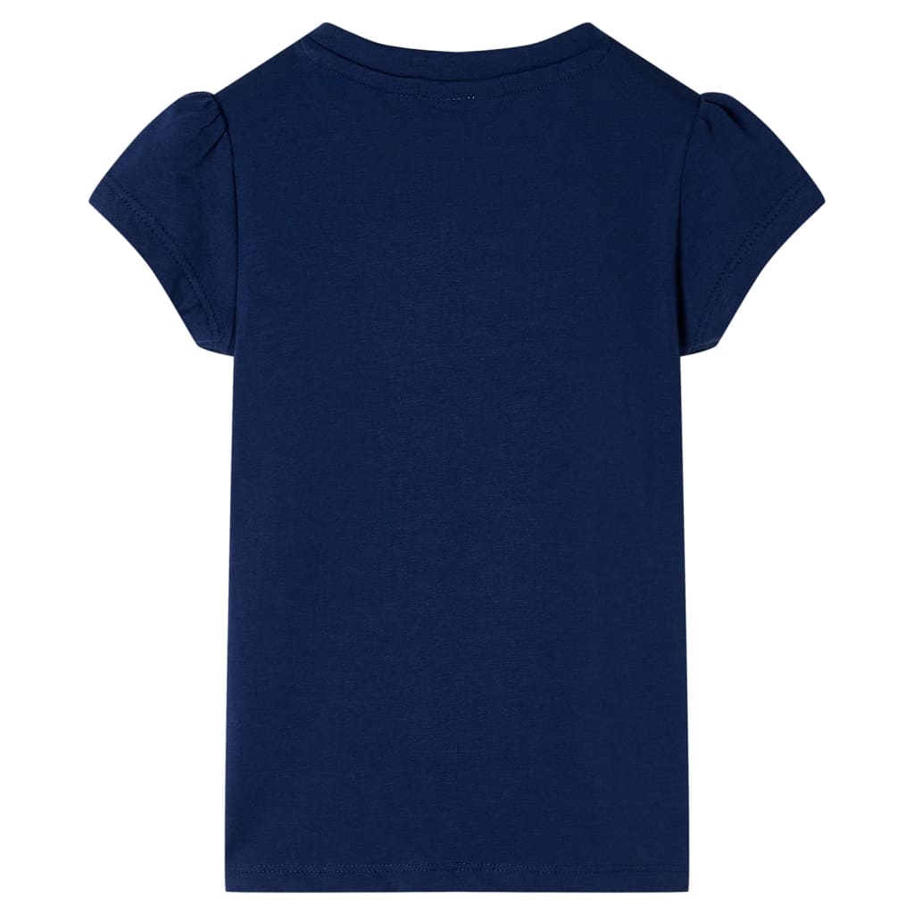 Vidaxl Kinderhemd 128 Marineblau