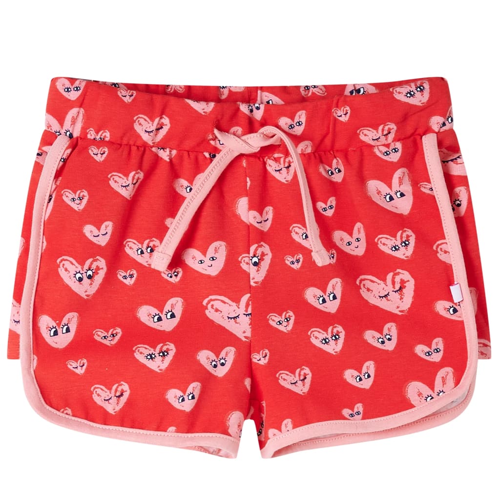 Vidaxl Children's Short mit Trekoord 128 Rot
