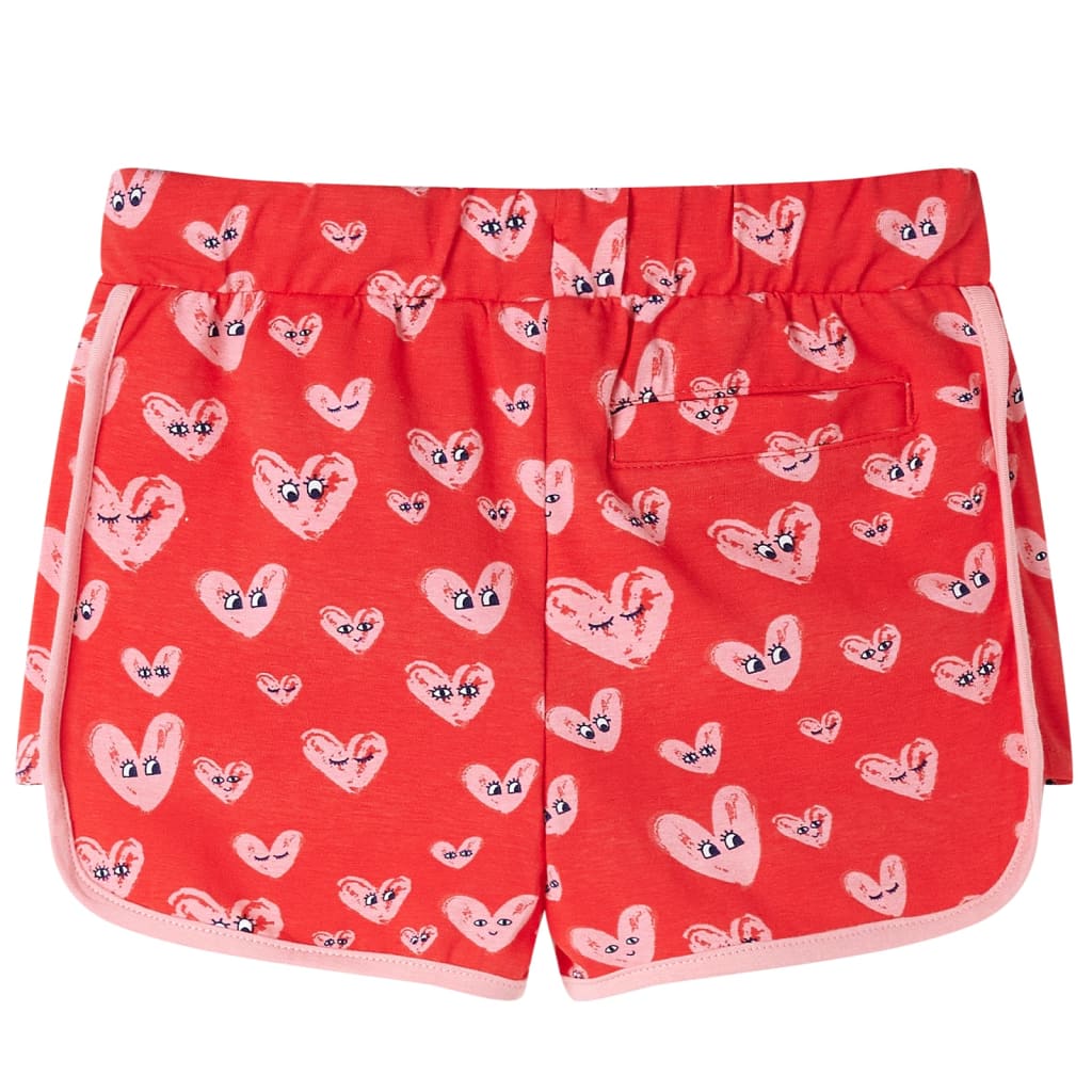 Vidaxl Children's Short mit Trekoord 128 Rot