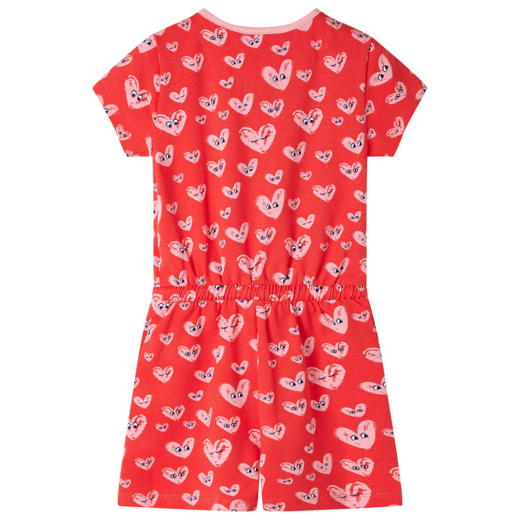 VIDAXL -Kinder -Jumpsuit 92 Rot