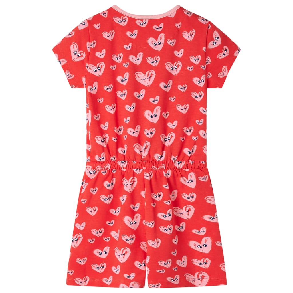 VIDAXL -Kinder Jumpsuit 116 Rot
