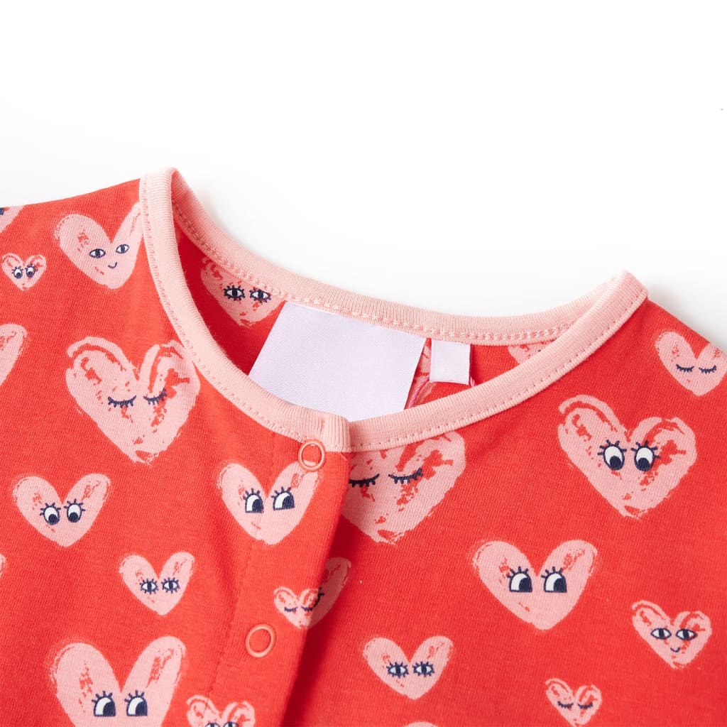 VIDAXL -Kinder -Jumpsuit 128 rot