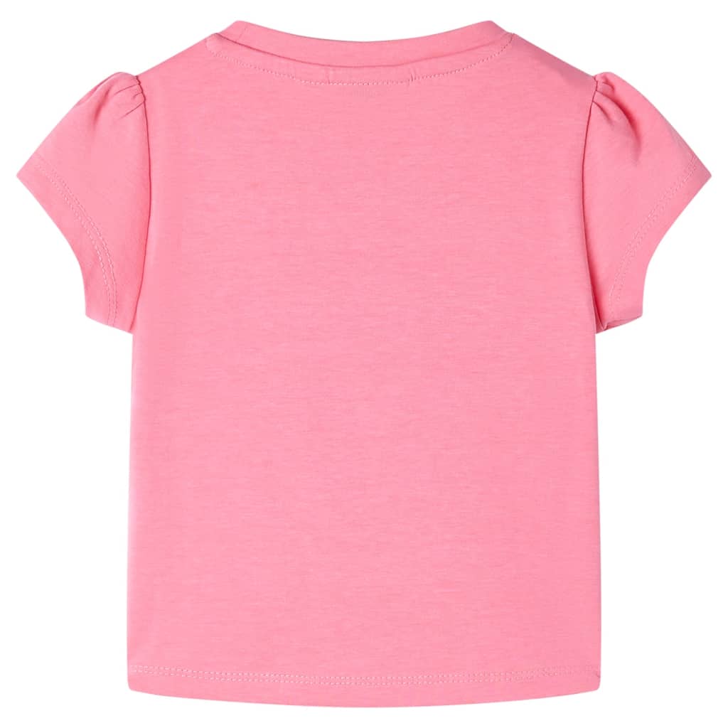 Vidaxl Kinderhemd 128 fluoreszierend hellrosa