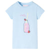 Vidaxl Kinderhemd 140 weich blau