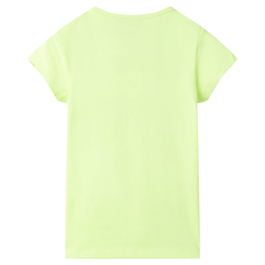 Vidaxl Kinderhemd 92 Fluoreszenzgelb
