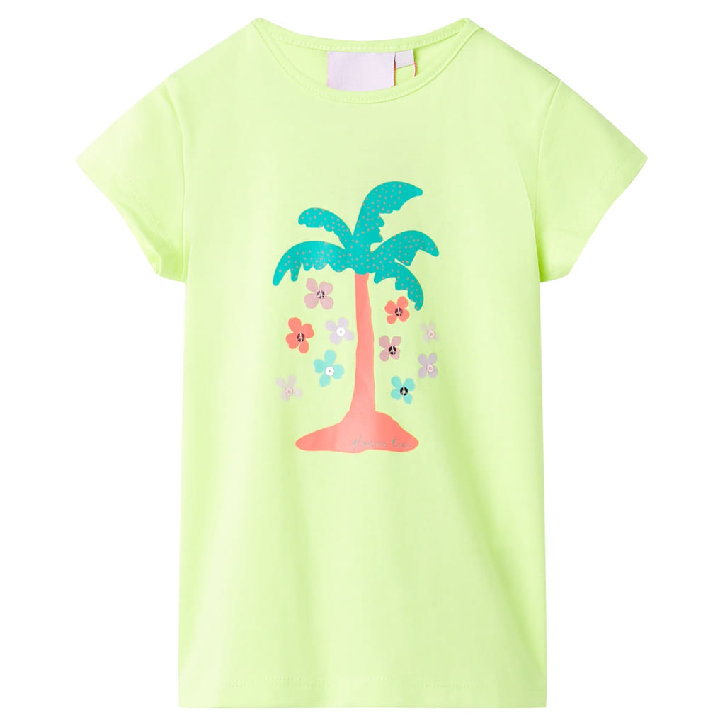 Vidaxl Kinderhemd 116 Fluoreszenzgelb