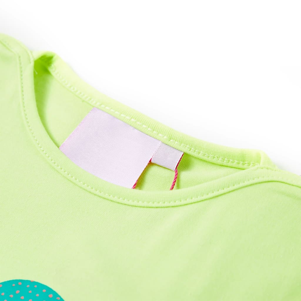 Vidaxl Kinderhemd 140 Fluoreszenzgelb