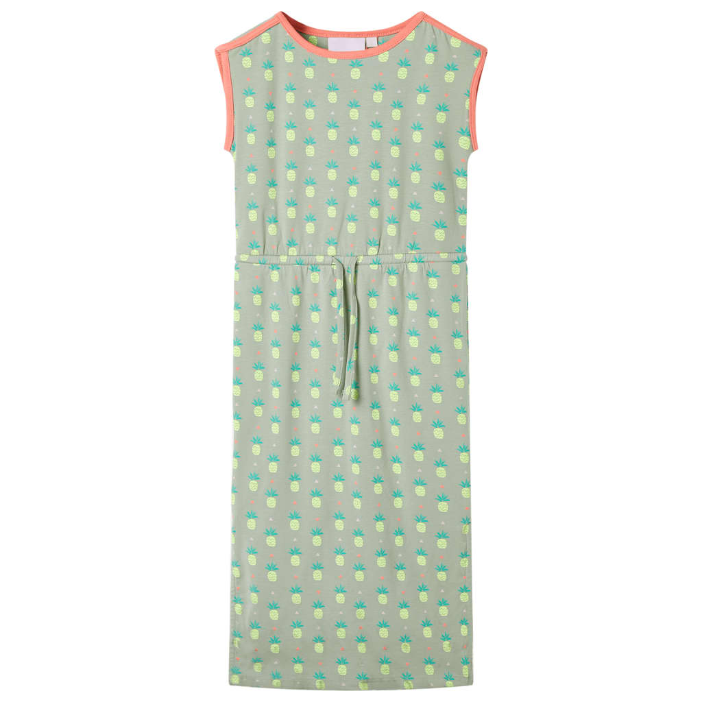 Vidaxl Kinderkleid 104 alte Minze