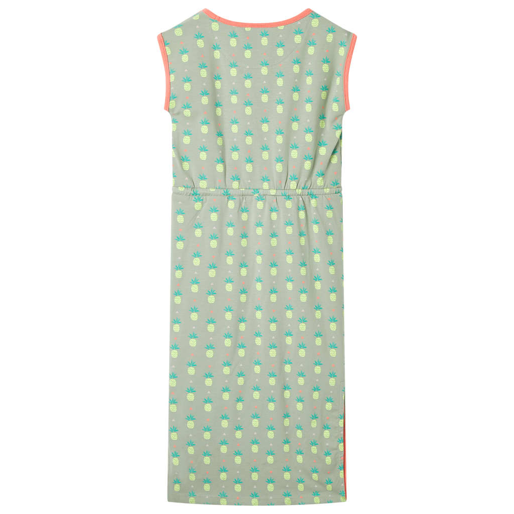 Vidaxl Kinderkleid 104 alte Minze