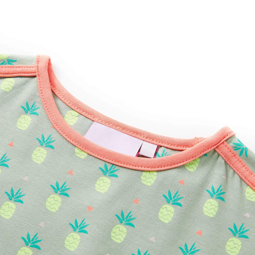 Vidaxl Kinderkleid 104 alte Minze