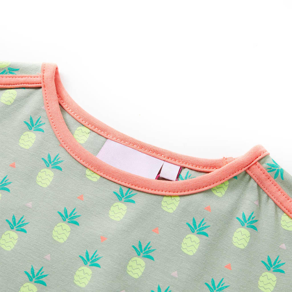 Vidaxl Kinderkleid 116 alte Minze