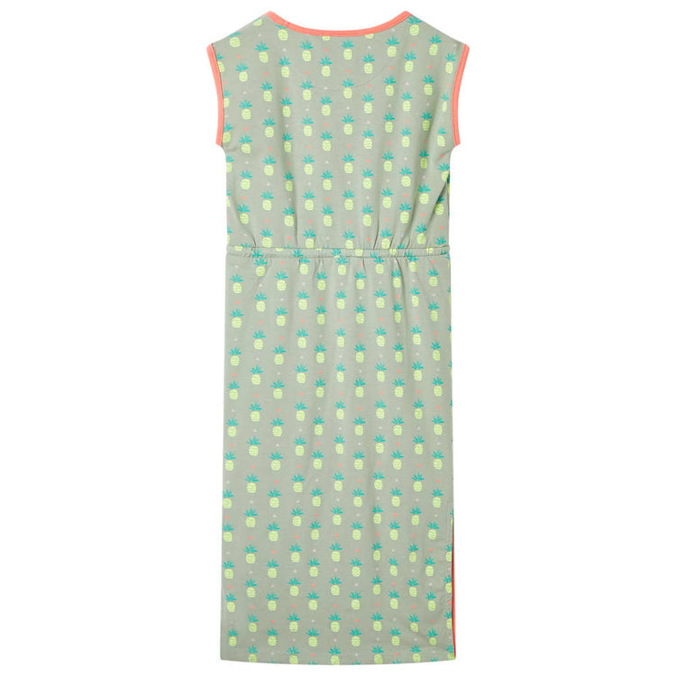 Vidaxl Kinderkleid 128 alte Minze