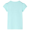 Vidaxl Kinderhemd 104 helles Meerblau
