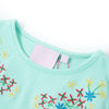 Vidaxl Kinderhemd 116 helles Meerblau