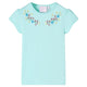 Vidaxl Kinderhemd 128 helles Meerblau