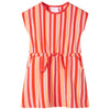 Vidaxl Kinderkleid mit Kordelstring 92 Pink und Rot