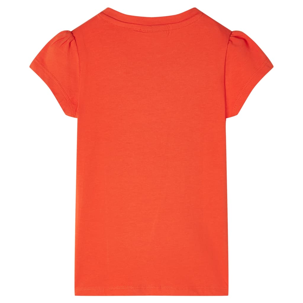 Vidaxl Kinderhemd 92 Donkeroranje