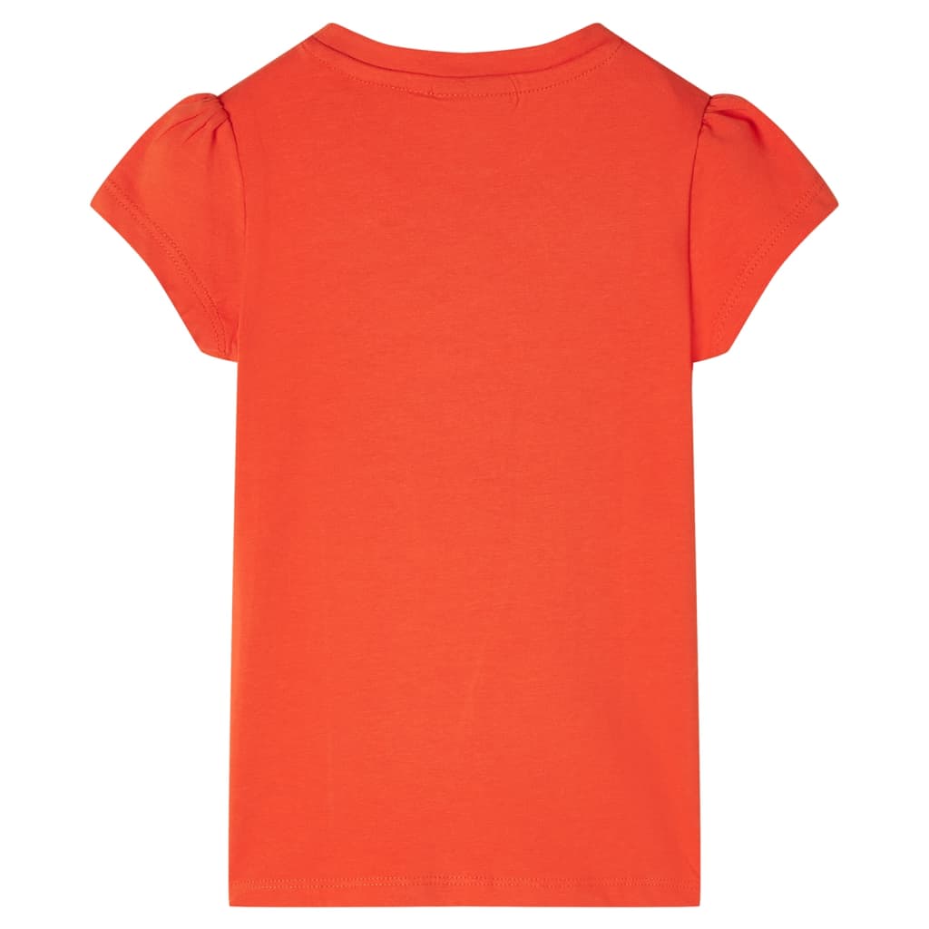 Vidaxl Kinderhemd 128 Donkeroranje