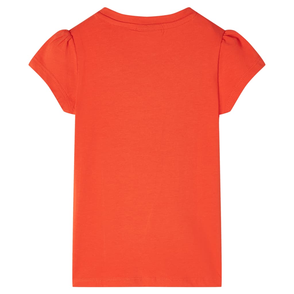 Vidaxl Kinderhemd 140 Donkeroranje