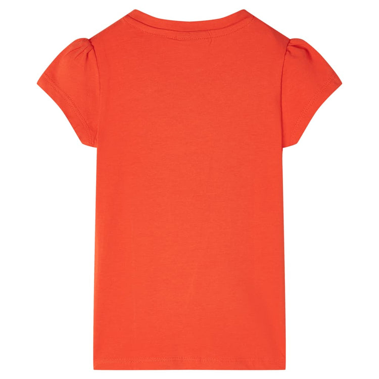 Vidaxl Kinderhemd 140 Donkeroranje