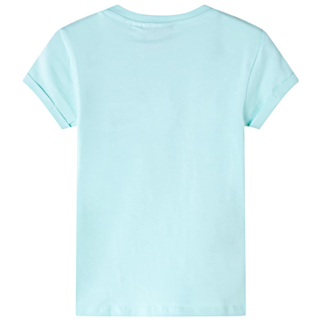 Vidaxl Kinderhemd 92 helles Meerblau