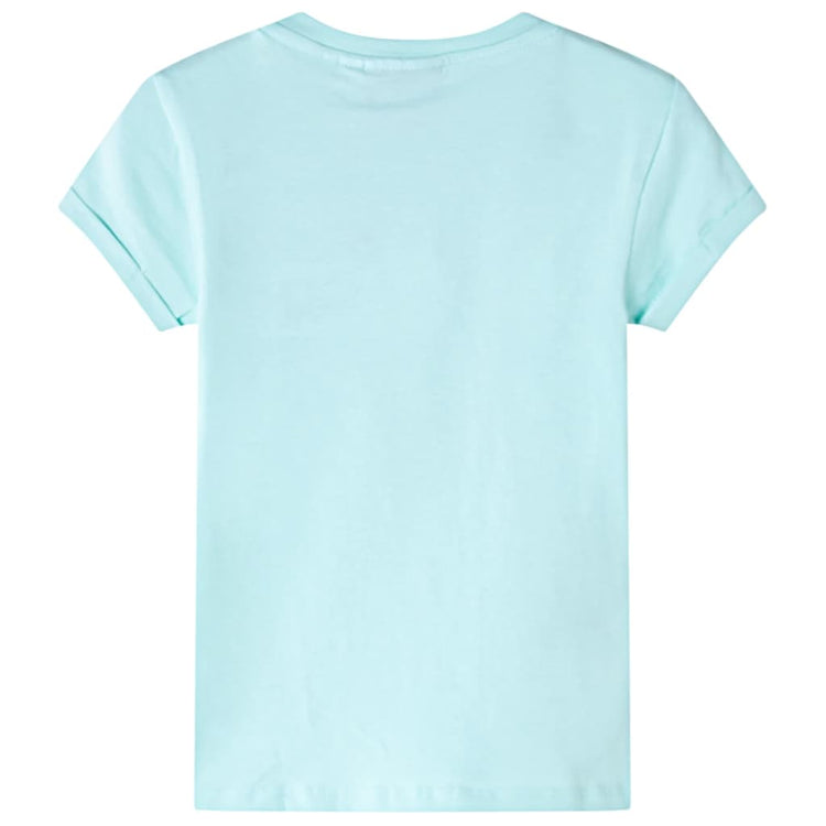 Vidaxl Kinderhemd 92 helles Meerblau
